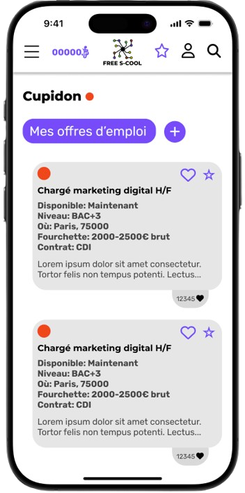 App Free S-Cool Cupidon